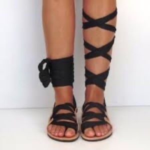 NEW Greek Chic Handmades Athena Sandal, 10